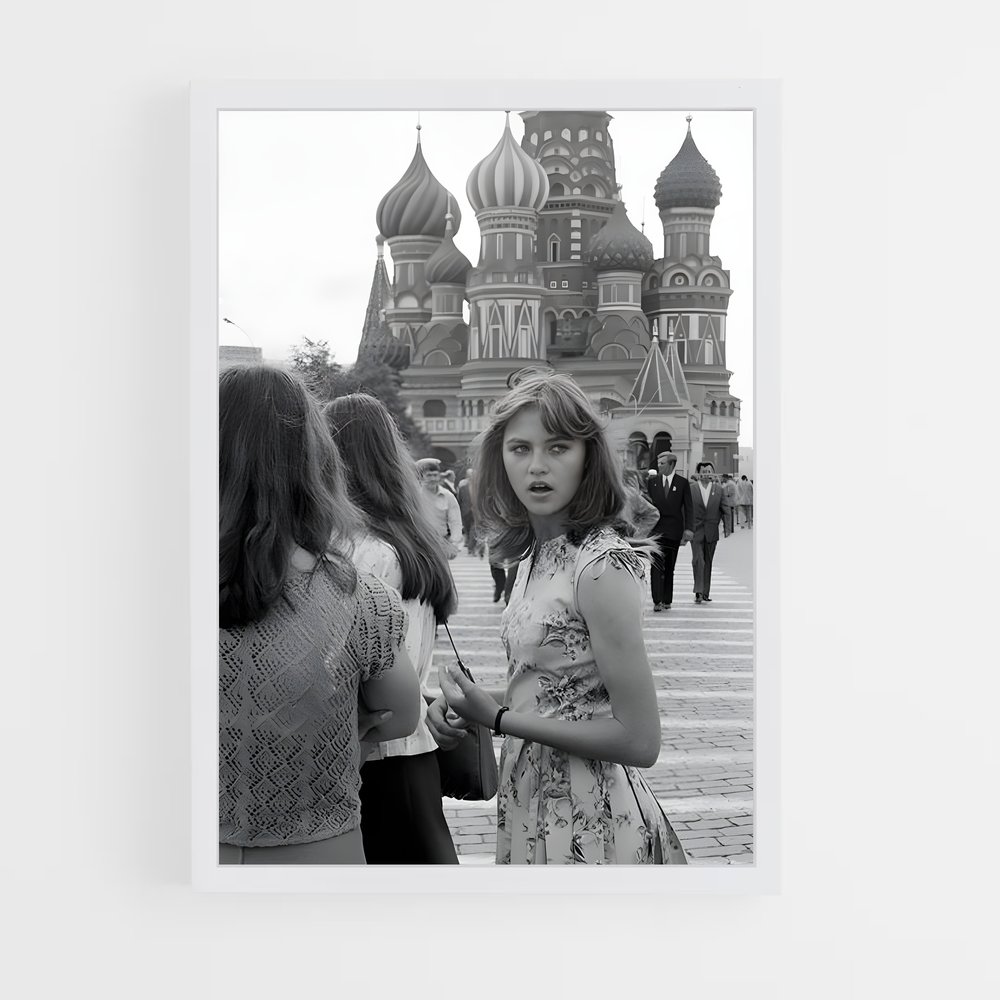 Poster Femmes de Moscou – affiche Jeux Olympiques (vue 3)